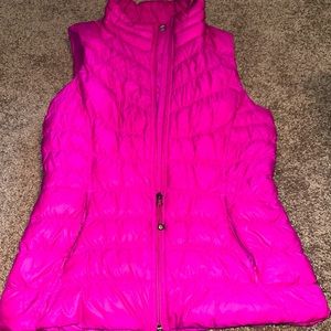 Hot pink athleta vest medium